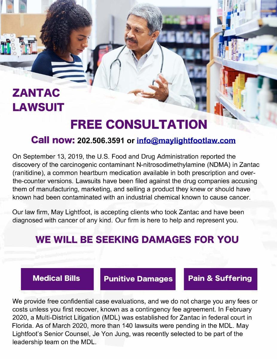 zantac lawsuit free consultation
