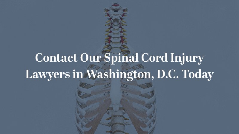 Contact Our Spinal Cord Injury Lawyers in Washington, D.C. Today
