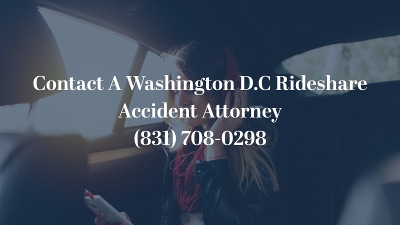 Contact A Washington D.C Rideshare Accident Attorney