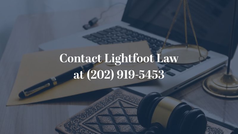 Contact Lightfoot Law at (202) 919-5453